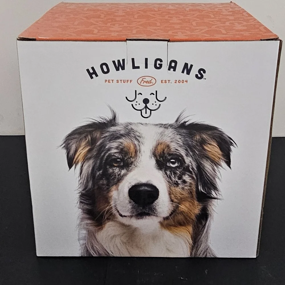Howligans Ceramic Dog Bowl & Mug NEW in Box